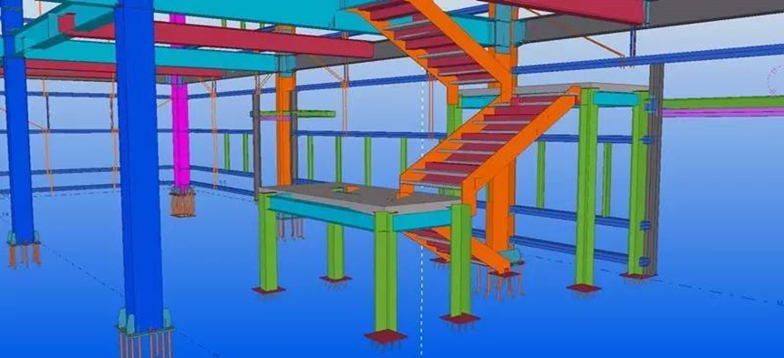 escalera y entrepiso