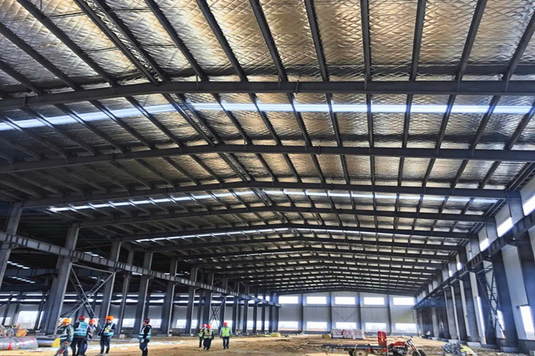 Estructura metálica para la construcción de taller industrial en Uruguay