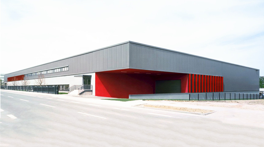 estructura de acero industrial