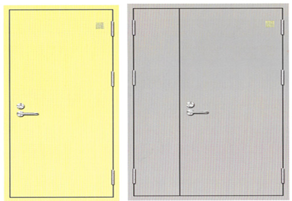 puerta con clasificaci&oacute;n de fuego