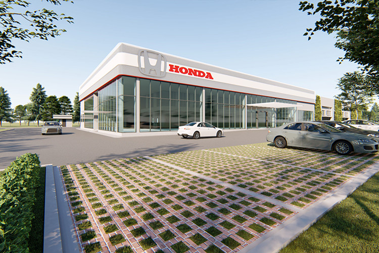 Sala de exposiciones de auto