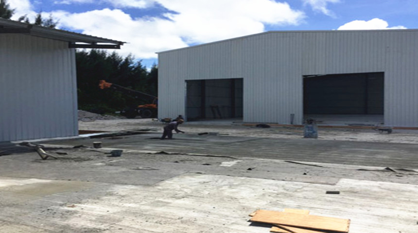 almac&eacute;n de estructura de acero