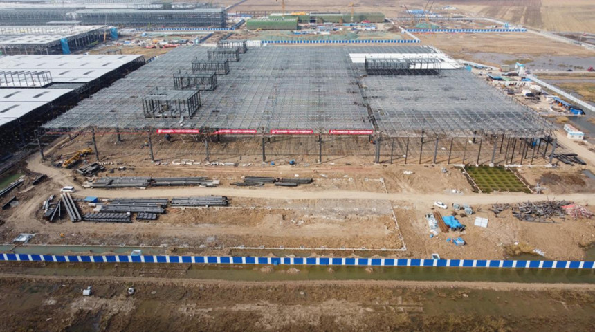 construcci&oacute;n de estructura de acero