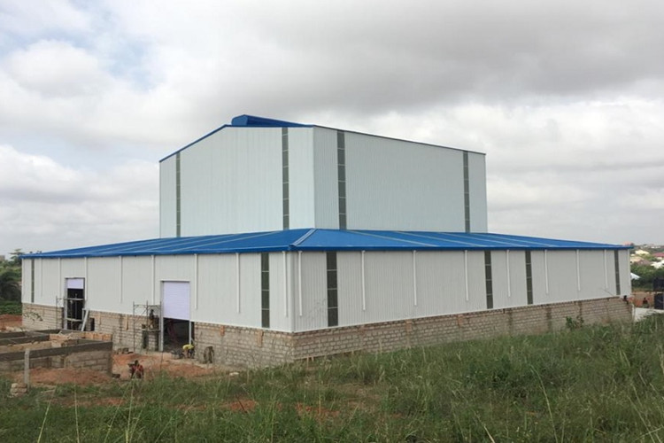 Taller de estructura de acero prefabricada de Ghana