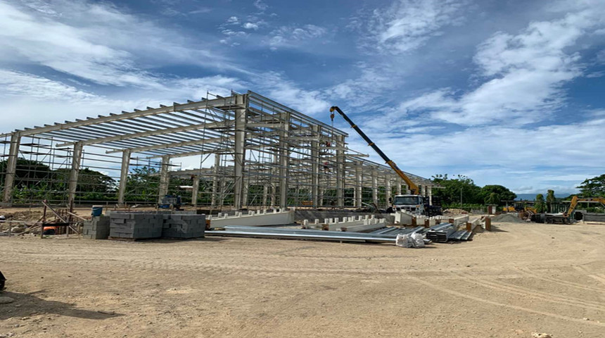 Marco de acero para espacio fr&iacute;o