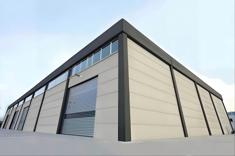 Proyecto de construcción de estructura de acero para almacén