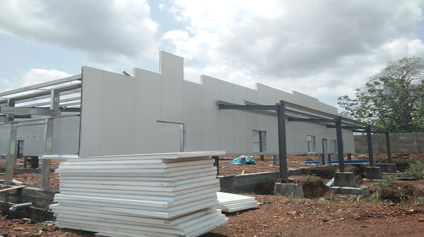 Panel de pared de s&aacute;ndwich de acero