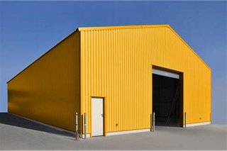 Edificio de estructura de acero ligero certificado CE para almacén