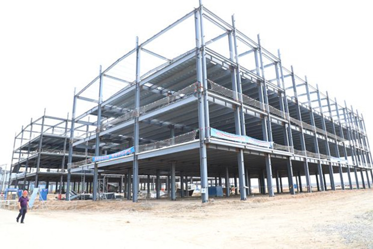 Fabricante Edificio estructural prefabricado con múltiples pisos con marco de acero