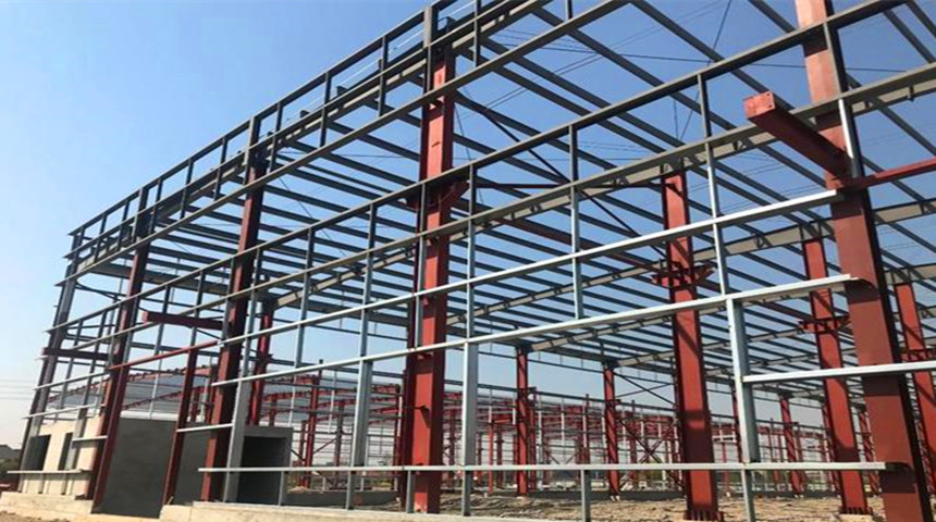 marco de estructura de acero