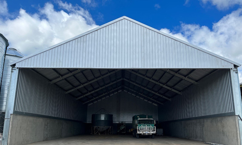 acero derramada por grano