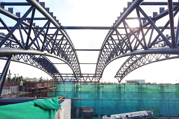 marco de acero estructural