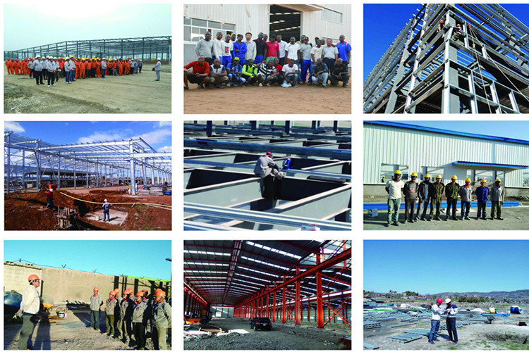 Estructura de acero Galvanized Warehouse de bajo costo para la construcción de almacenamiento