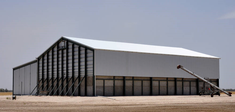 Cobertizo de acero para ganar