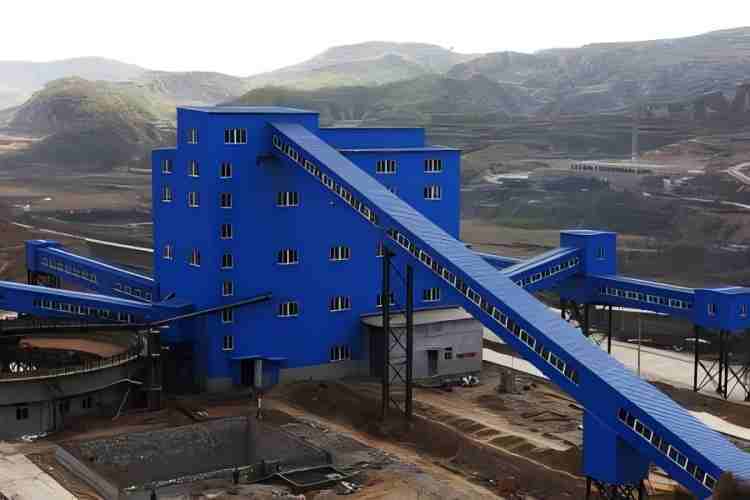 edificio de estructura de acero