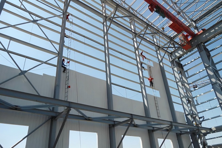 estructura de acero de f&aacute;brica