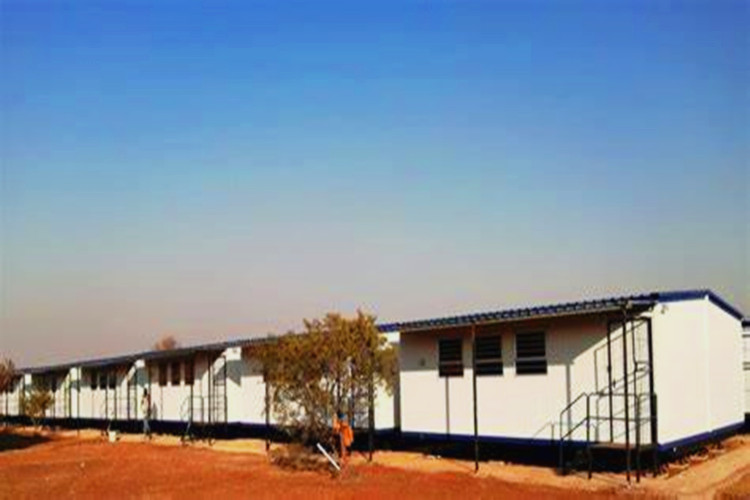 Diseño de la casa de estructura de acero ligero para aula modular