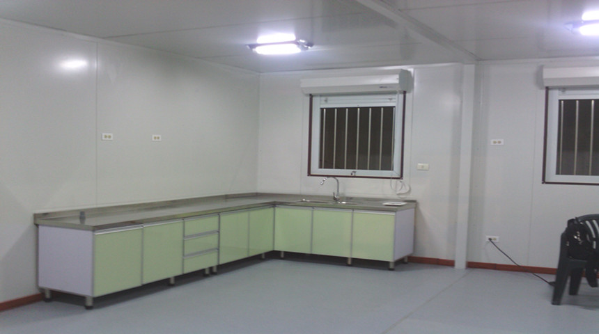 Casa de contenedor de montaje de 20 pies