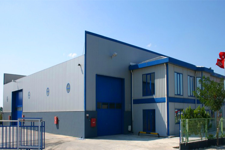 Edificio de almacén de estructura de acero para distribución y logisctis