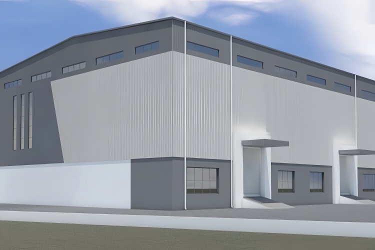 Construcción de edificios de taller de estructura de acero industrial líder