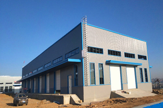 Estructura de acero de almacén anti -oxidada de bajo costo industrial