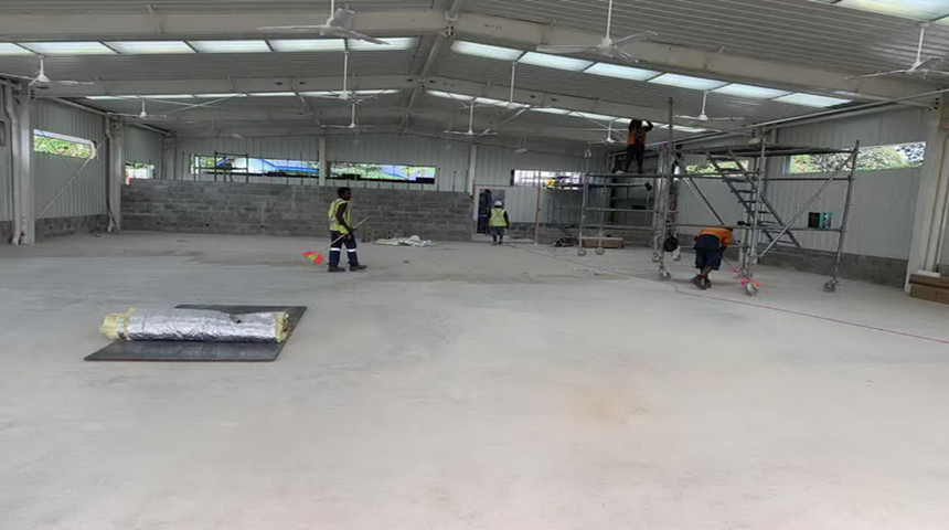 Edificio de acero ligero