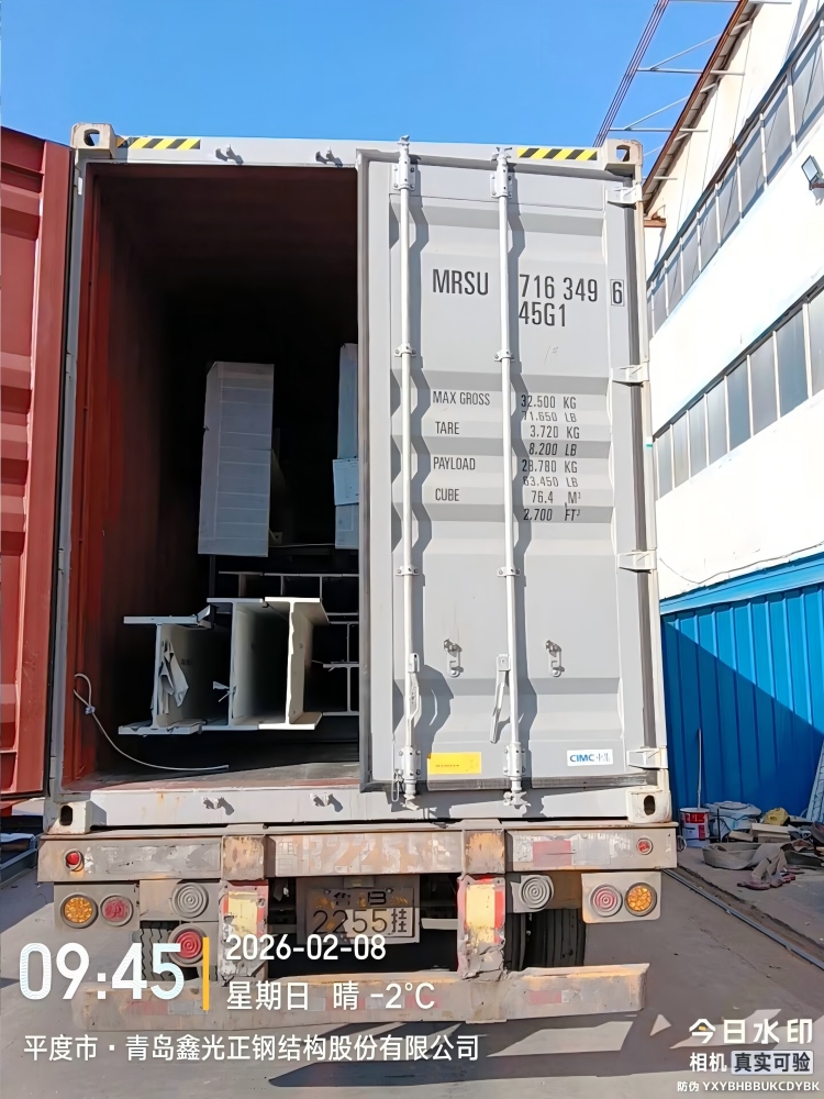 palet con estructura de acero