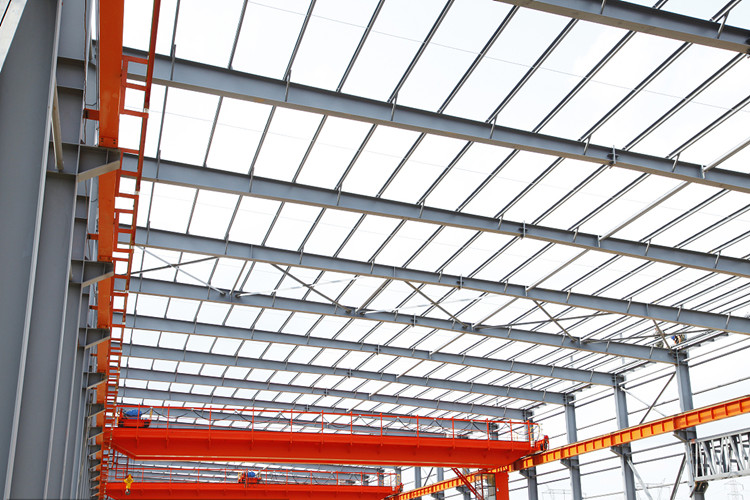 Estructura de acero de almacén prefabricada para solución de edificios industriales