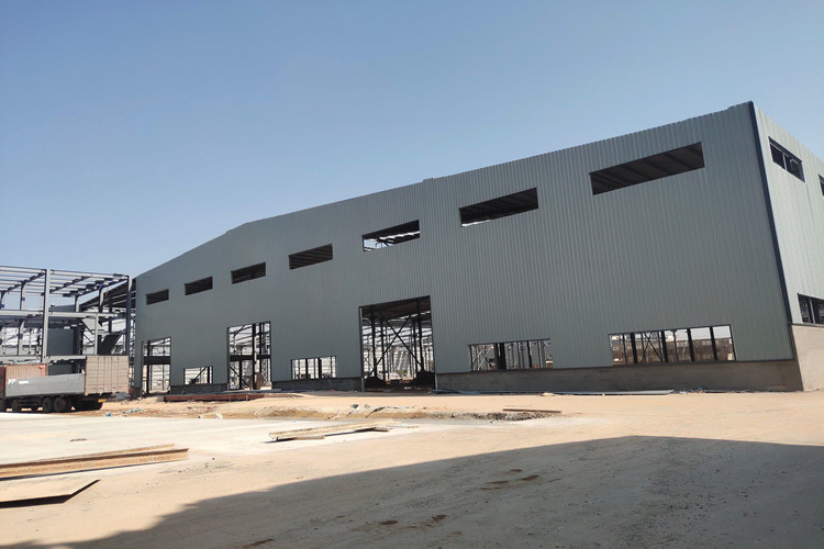 Taller de estructura de acero ligero anti-rominación para almacén industrial