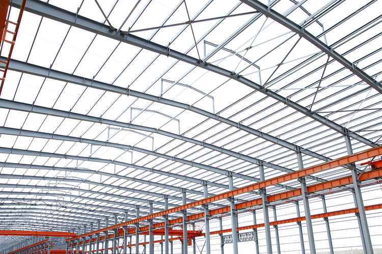 Estructura de acero de almacén antiestado prefabricada para la construcción