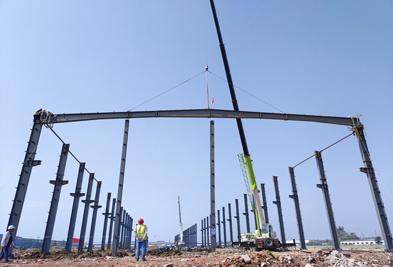 estructura de acero ligero