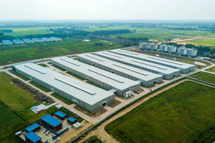 Taller de estructura de acero estándar en diseño de parques industriales