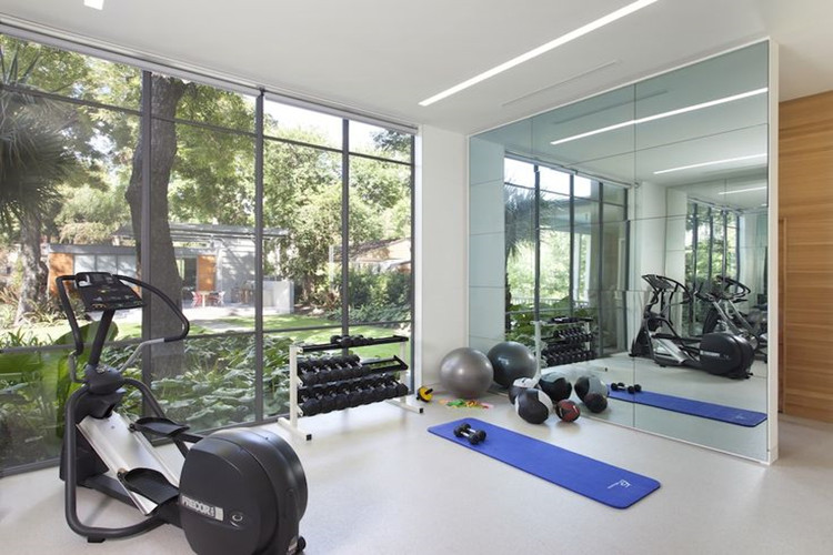 pared de cristal cortina