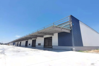 Edificio de almacén de estructura de acero para distribución y logisctis