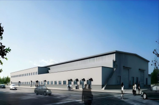 Estructura de acero Construcción de edificios de fábrica industrial