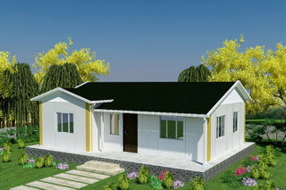Materiales de construcción de la casa prefabricados de bajo costo para África Home Living Home