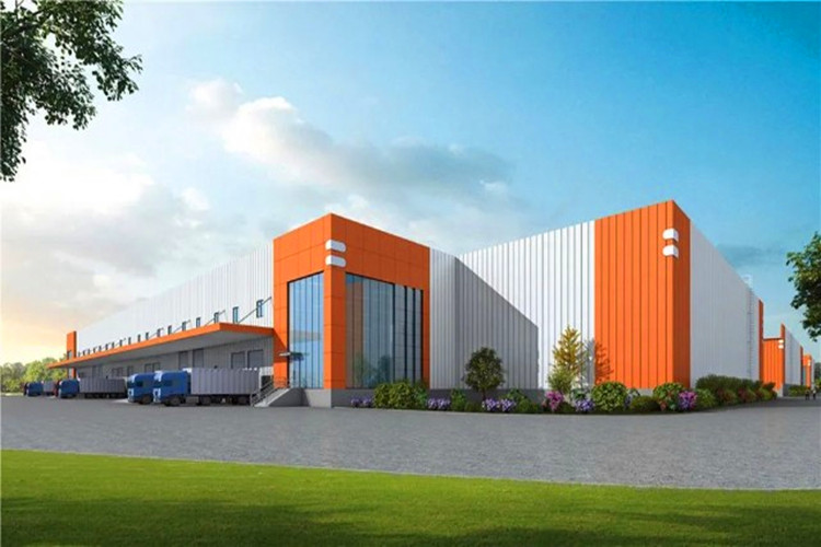 Edificio de acero prefabricado para taller de fábrica de producción industrial