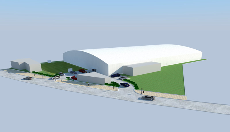 edificio de F&uacute;tbol Indoor