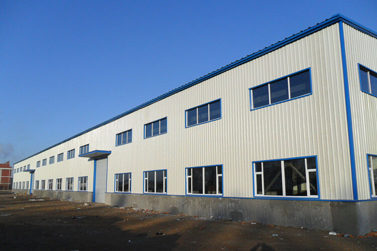 Edificio de acero estructural prefabricado para taller de producción